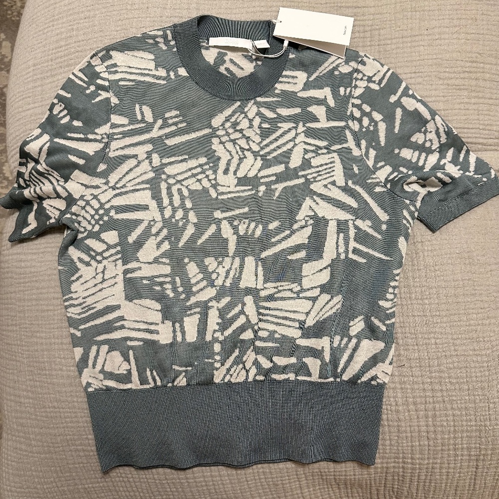 Hugo Boss Short Sleeve Printed Sweater